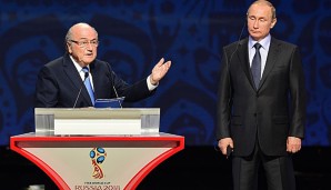 Sepp Blatter ist von Gastgeberland Russland überzeugt und unterstützt Wladimir Putin weiterhin