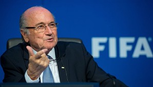 FIFA-Chef Blatter steht aktuell arg in der Kritik