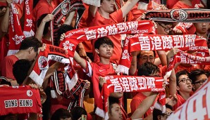 Fans von Hongkong waren während der chinesischen Hymne negativ aufgefallen