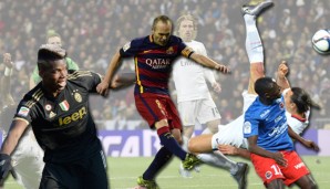 Andres Iniesta traf sehenswert im Clasico gegen Real