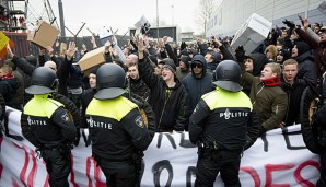 In Rotterdam kam es zu Fan-Unruhen