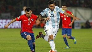 Chile und Argentinien schenkten sich im Spiel zur WM-Qualifikation nichts