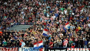 Die kroatischen Fans können es einfach nicht lassen und fallen immer wieder negativ auf