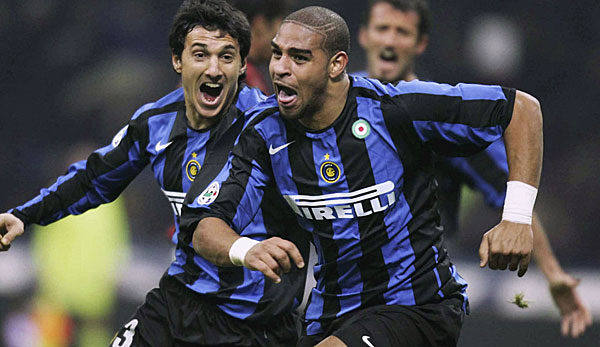 Bei Inter Mailand kommt Adriano auf 299 Einsätze, in denen er 136 Tore erzielte