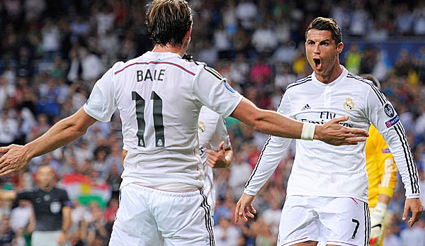 Bale und Ronaldo spielen zusammen bei Real Madrid und sind Teil des BBC-Sturms