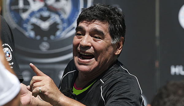 Diego Maradona selbst trainierte Argentinien von 2008 bis 2010