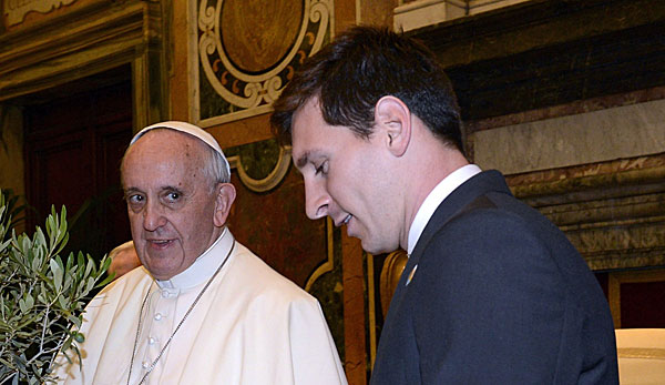 Papst Franziskus hat Lionel Messi bereits eine Audienz gewährt