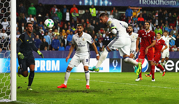Sergio Ramos rettete Real Madrid mit seinem Tor in die Verlängerung