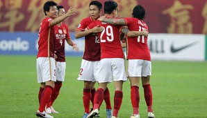 Guangzhou Evergrande feiert seine sechste Meisterschaft in Folge