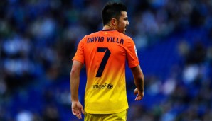 Platz 9: David Villa - 186 Tore in 352 Spielen Quote: 0,53