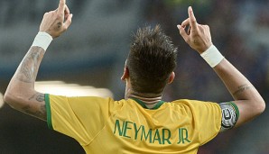 Neymar ist mit seiner Selecao die unangefochte Nummer Eins der FIFA-Weltrangliste