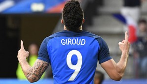 Olivier Giroud traf dreifach gegen Paraguay und sicherte so den Sieg
