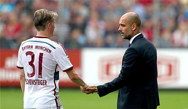 Von 2013 bis 2015 spielte Bastian Schweinsteiger in München unter Pep Guardiola