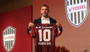 Lukas Podolski beginnt sein neues Abenteuer in Japan bei Vissel Kobe