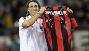 2010: Zlatan Ibrahimovic von Barcelona zum AC Milan - Ablöse: ca. 30 Millionen Euro. Zurück in Italien gewann Ibra auch mit Milan die Meisterschaft