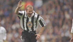 1996: Alan Shearer von den Blackburn Rovers zu Newcastle United - Ablösesumme: ca. 21 Millionen Euro