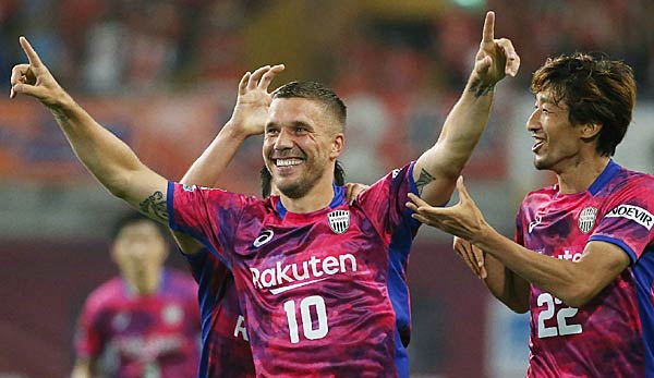 Lukas Podolski wechselte im Sommer von Galatasaray Istanbul nach Japan