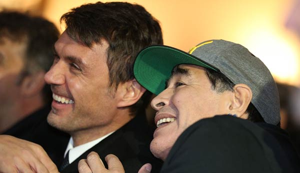 Diego Maradona war einer der härtesten Gegenspieler von Paolo Maldini