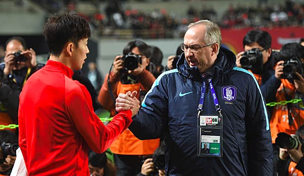 Uli Stielike war zuvor Trainer der südkoreanischen Nationalmannschaft