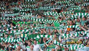 Die Fans von Celtic Glasgow (Schottland) sind aufgrund ihrer 360-Grad-Pappen-Choreo vom 21. Mai dabei, mit der sie an ihre Europapokal-Helden von 1967 erinnerten