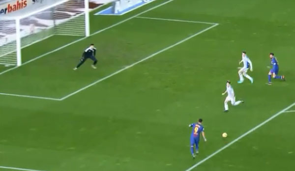 Luis Suarez glänzte im Spiel gegen Real Sociedad mit einem sehenswerten Treffer.