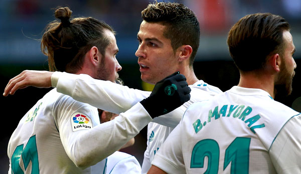 Gareth Bale traf mit einem Traumschlenzer, während Cristiano Ronaldo einen Elfer wollte