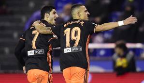 PRIMERA DIVISON - 3 Tore u.a.: Goncalo Guedes und Rodrigo (FC Valencia)