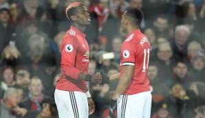 4 Tore u.a.: Paul Pogba und Anthony Martial (Manchester United)