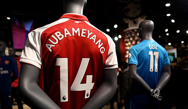 Pierre-Emerick Aubameyang wechselte im Winter zum FC Arsenal.