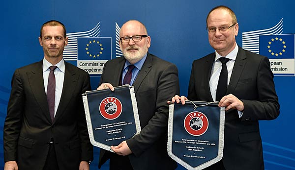 Kooperation zwischen UEFA und EU offiziell besiegelt