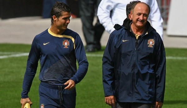 Luiz Felipe Scolari und Cristiano Ronaldo arbeiteten im portugiesischen Nationalteam zusammen