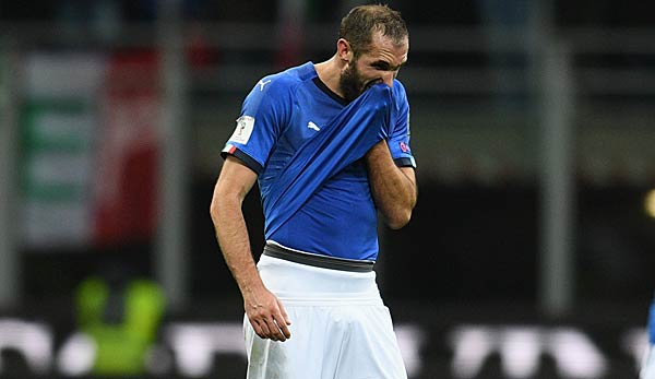 Italien muss ohne Giorgio Chiellini gegen Argentinien und England antreten.
