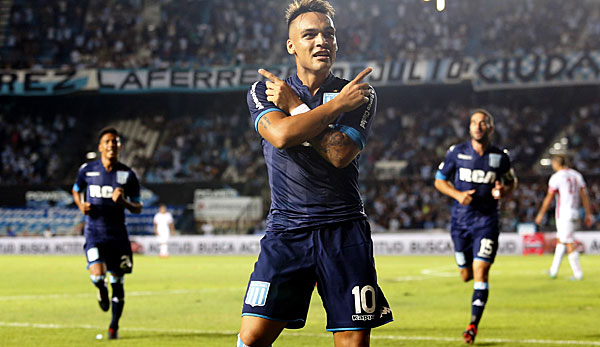 Lautaro Martinez erzielte beim 4:2-Sieg in der Copa Libertadores gegen Cruzeiro einen Hattrick.