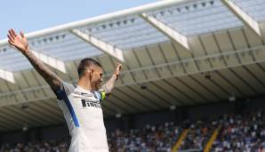 Platz 9: Mauro Icardi (Inter Mailand) - 76 Tore in 108 Spielen