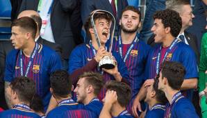 Barcelona gewann in der Saison 2017/18 die Youth League.