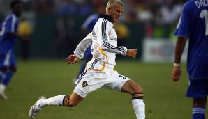 David Beckham - LA Galaxy: 2007 kam der Engländer von Real Madrid in die MLS. Dort spielte er 124 Partien (20 Tore). Vor kurzem hat Beckham sein eigenes MLS-Team Inter Miami CF präsentiert. Der Verein soll ab 2020 im Ligabetrieb aufgenommen werden.