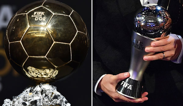 Der Ballon d'Or und die The-Best-Trophäe: zwei Pokale für einen Weltfußballer?