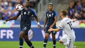 Paul Pogba: Böser Ballverlust, der zum Strafstoß führte. Fing sich im Verlauf der Begegnung immer mehr und hatte am Ende die meisten Ballaktionen bei Les Bleus, ohne dabei jedoch herauszustechen. Note: 4.