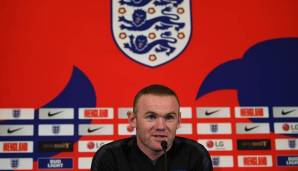 Wayne Rooney läuft für England auf.