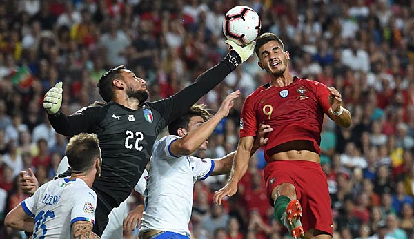In der Nations League empfängt Italien Portugal.