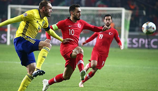 Die Türkei verlor in der Nations League gegen Schweden mit 0:1.