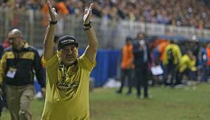 Diego Maradona arbeitet seit September 2018 als Trainer von Dorados de Sinaloa.
