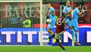 Platz 10: u.a. Mario Balotelli (Inter Mailand, AC Milan, OGC Nizza) - 9 direkt verwandelte Freistöße.