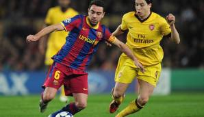 PLATZ 20 - XAVI: 66 Assists in 222 Ligaspielen für den FC Barcelona