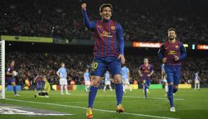 SPANIEN - Platz 3: Lionel Messi (10 Spiele in der Saison 2011/12, FC Barcelona)