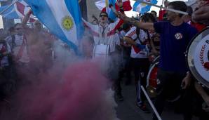Die Fans von River Plate sorgten zunächst in der Stadt für Stimmung.