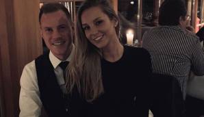 Barca-Keeper und Nationaltorhüter Marc-Andre ter Stegen machte sich einen schönen Abend mit seiner Frau Daniela Jehle.