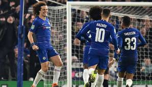 Entschied das Halbfinale im League Cup gegen Tottenham im Elfmeterschießen: Chelsea-Verteidiger David Luiz.