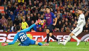Platz 13: Luis Suarez (FC Barcelona) - 9 Tore.