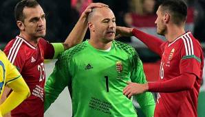 Wurde bei der EM 2016 zum ältesten aktiven Europameisterschaftsspieler aller Zeiten: ungarns Keeper Gabor Kiraly.